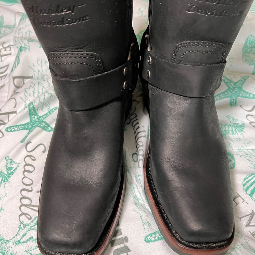 NWOT Women's Harley-Davidson Laredo Ankle Boots Size 6 (Stock # 84355) Black